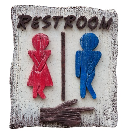 11884715 - sign of men and women toilet, rest room