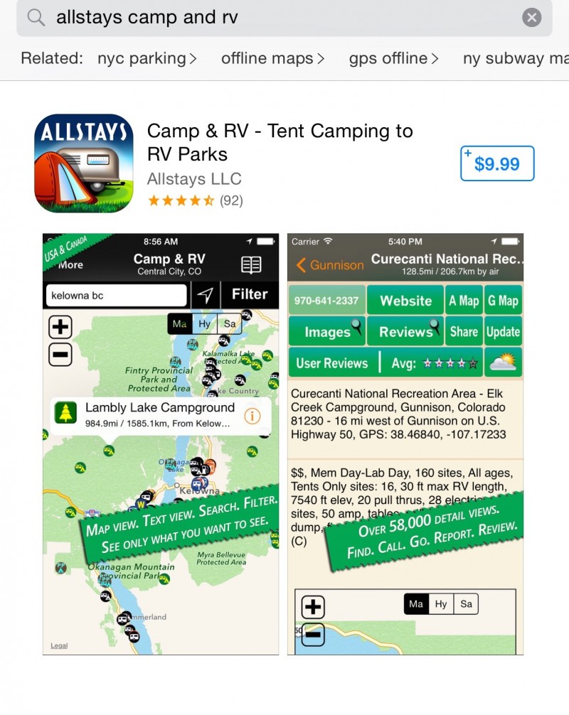 Don’t get lost – Camping and Hiking Apps