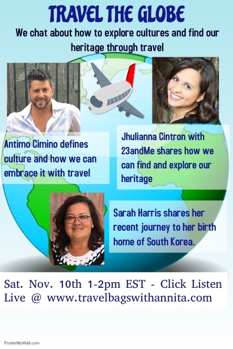 Destination:  Travel With Friends – Series 3 – Culture, Heritage and Ancestry – Nov. 10, 2018