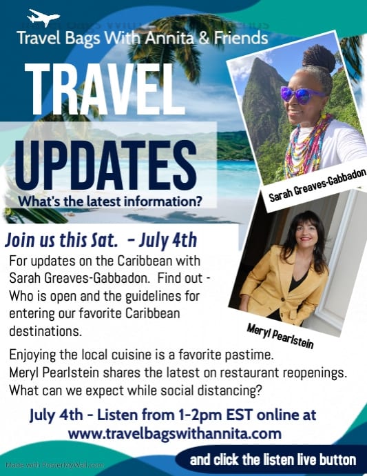 Destination: Caribbean and Restaurant Updates!