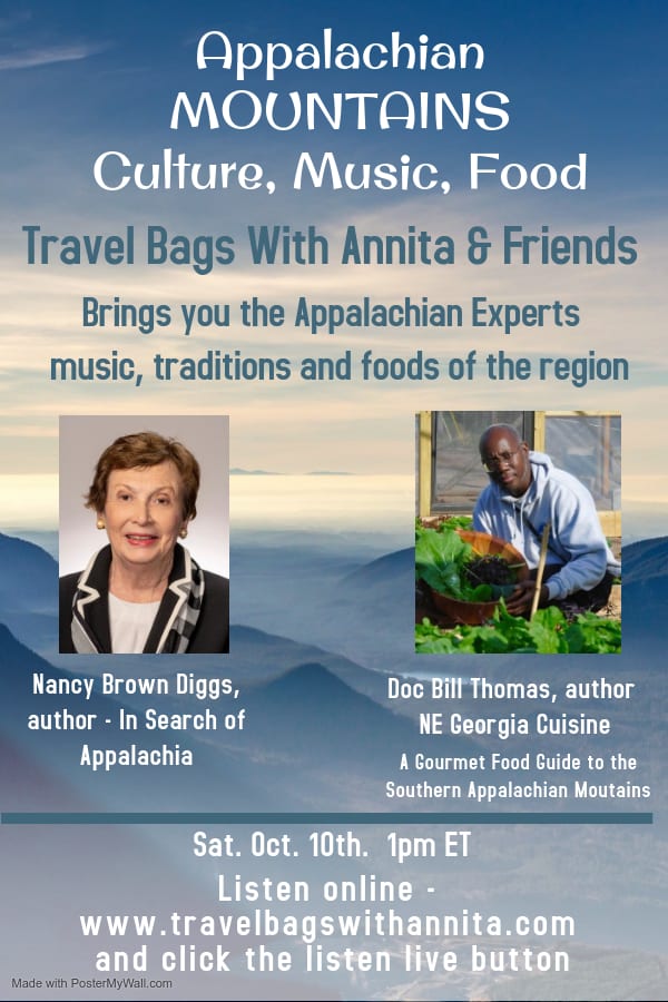 Destination:  Appalachia  Culture – the traditions, history and footways of the mountains – Oct. 10, 2020