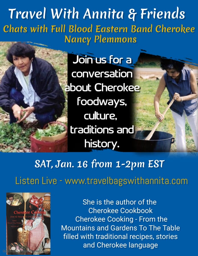 Destination:  Eastern Band Cherokee Culture, Traditions, History and Foodways – Jan. 16, 2021