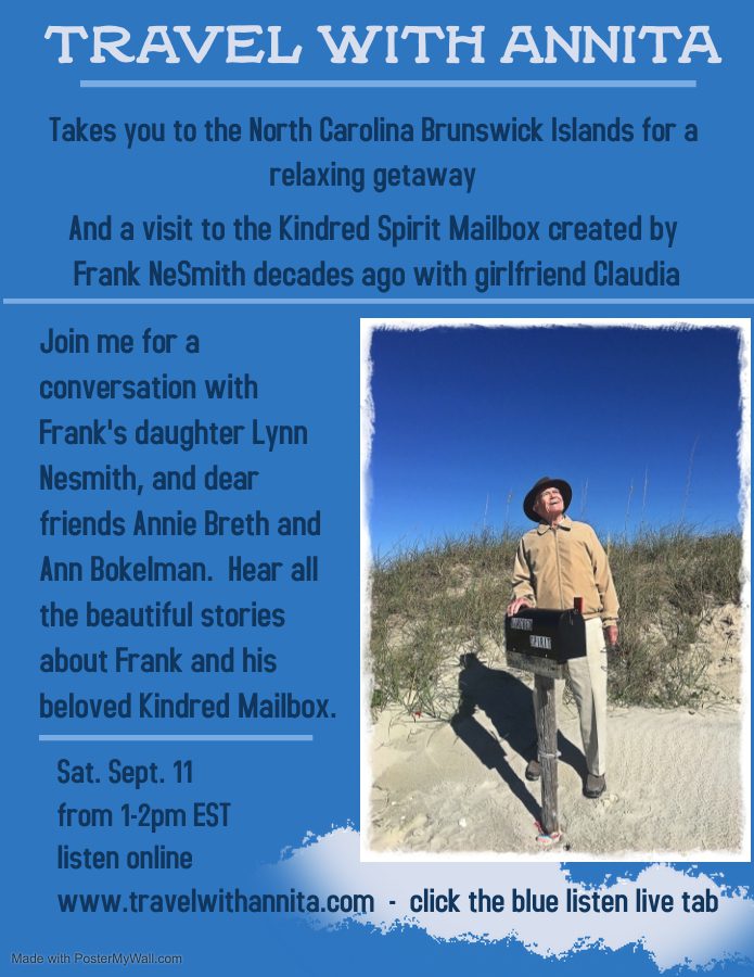 Destination:  Kindred Spirit Mailbox  Sunset Beach, North Carolina