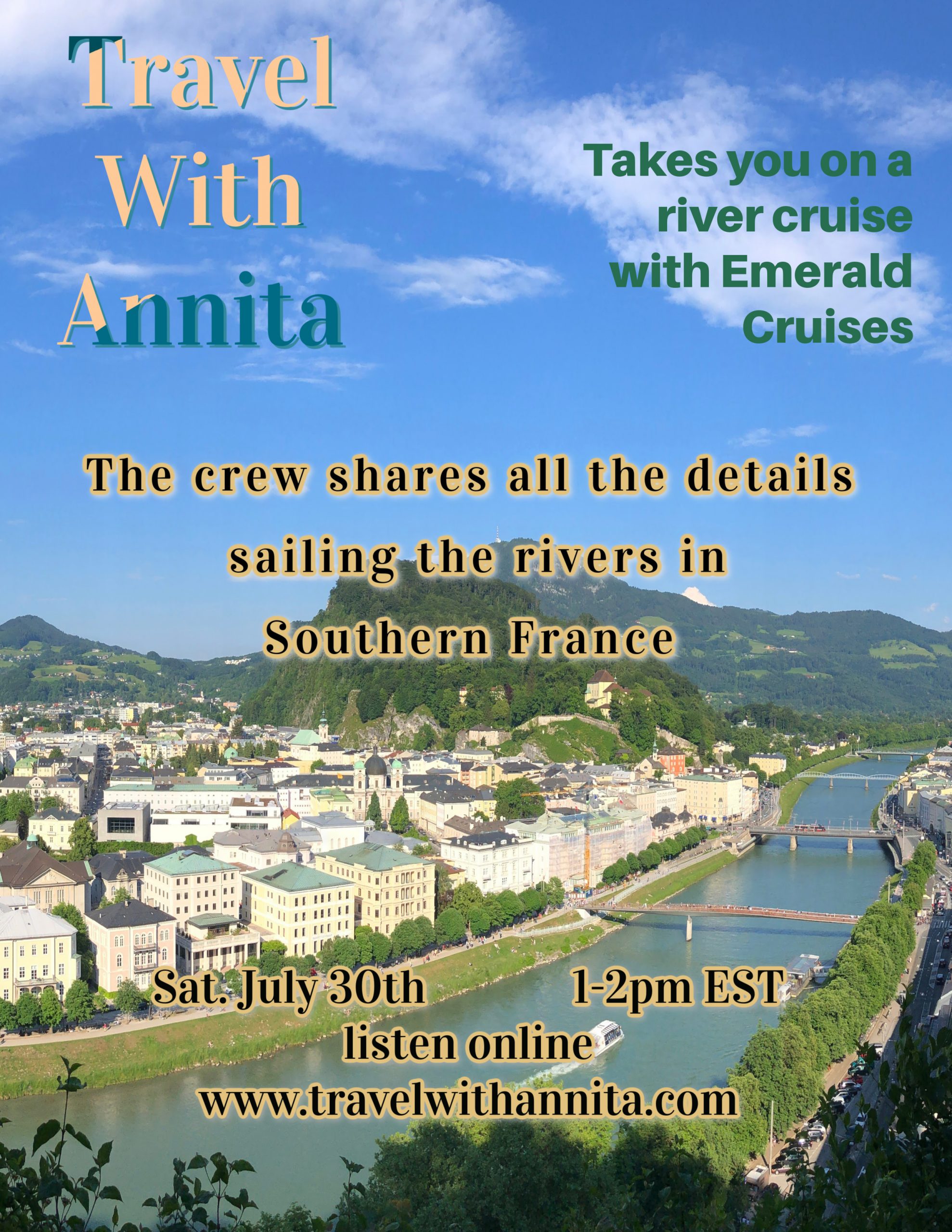 Destination:  River Cruising with Emerald Cruises