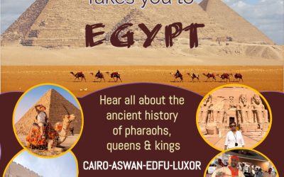 Destination:  Egypt- Ancient History Pharaohs, Queens and Kings
