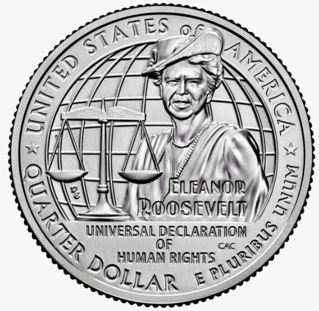 Eleanor Roosevelt U.S. Mint Women's Quarter Series