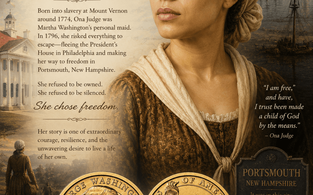 Episode 47:  Ona Judge – The Courage of Freedom